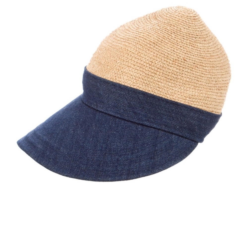 Stylish Tan and Blue Women's Cap